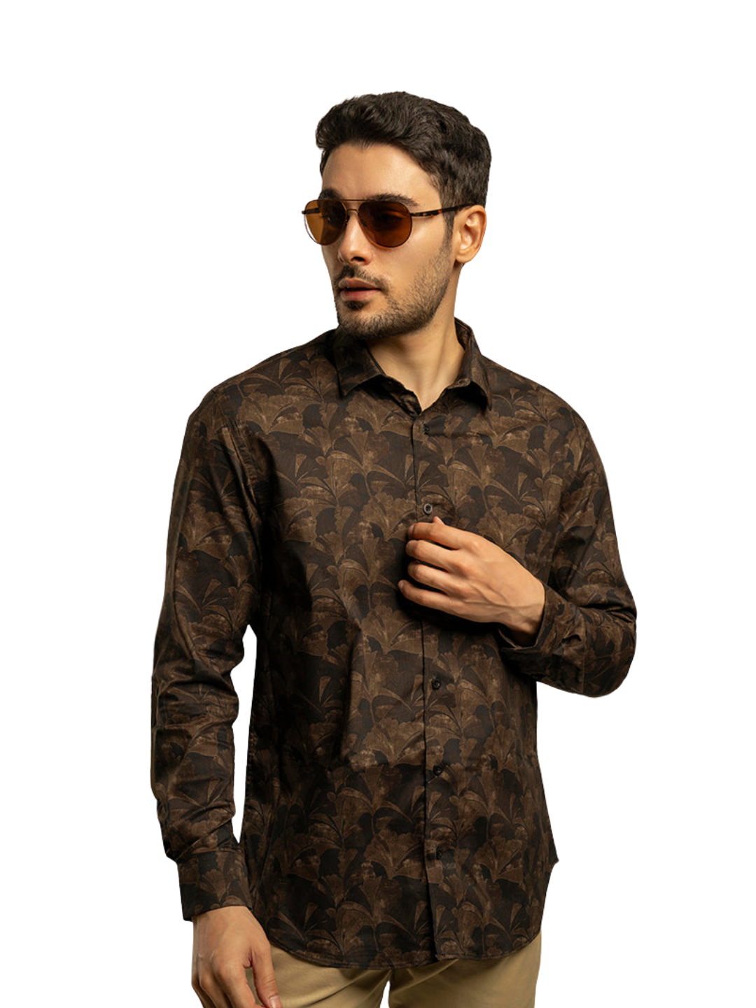 Truffle Leaf Printed Shirt