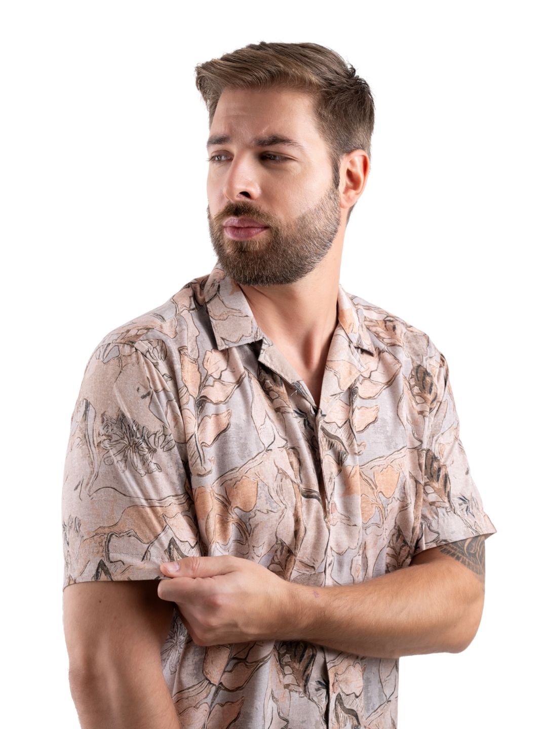 Desert Breeze Cuban Collar Unisex Shirt