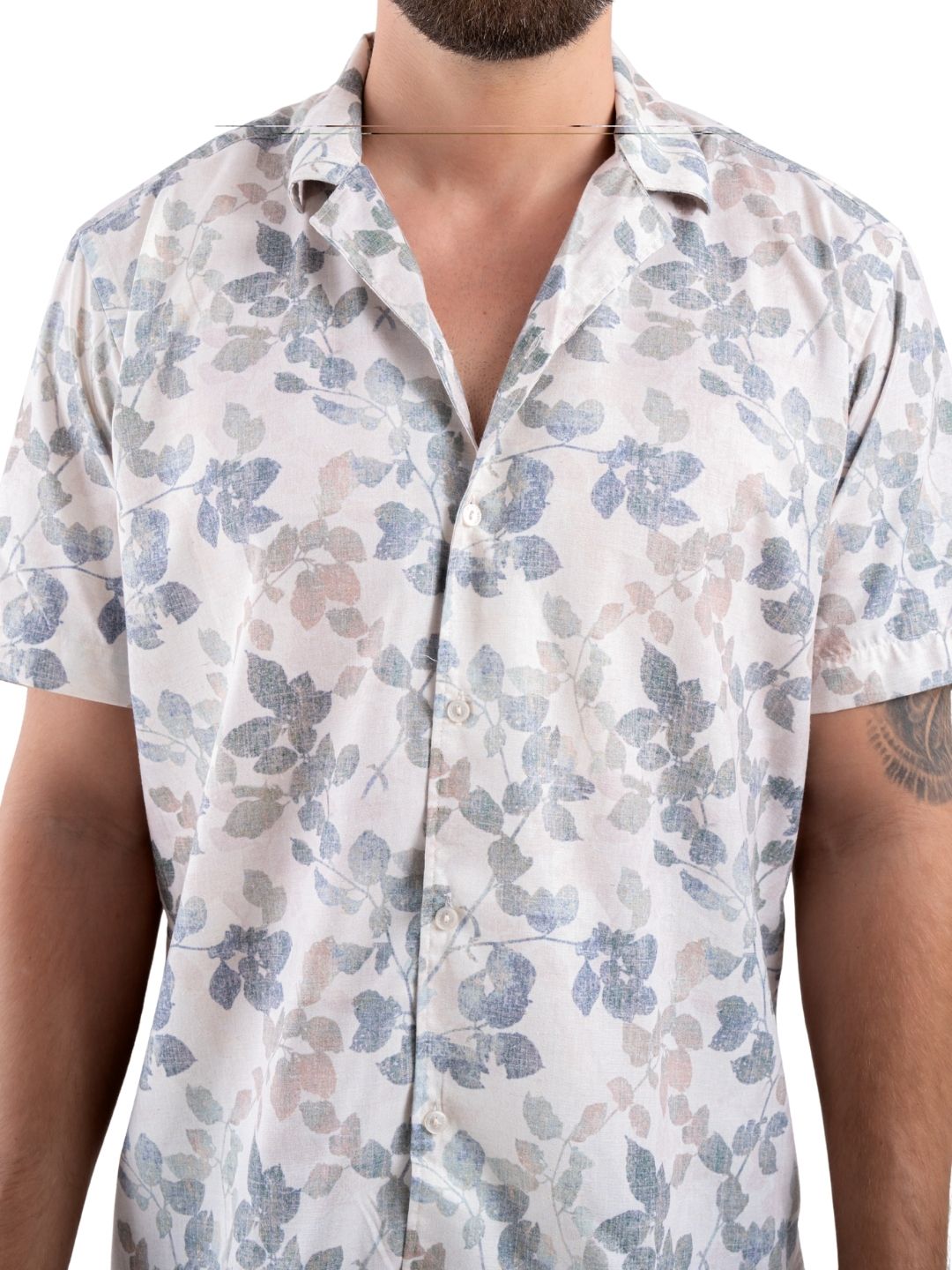 Stone Leaf Cuban Unisex Shirt