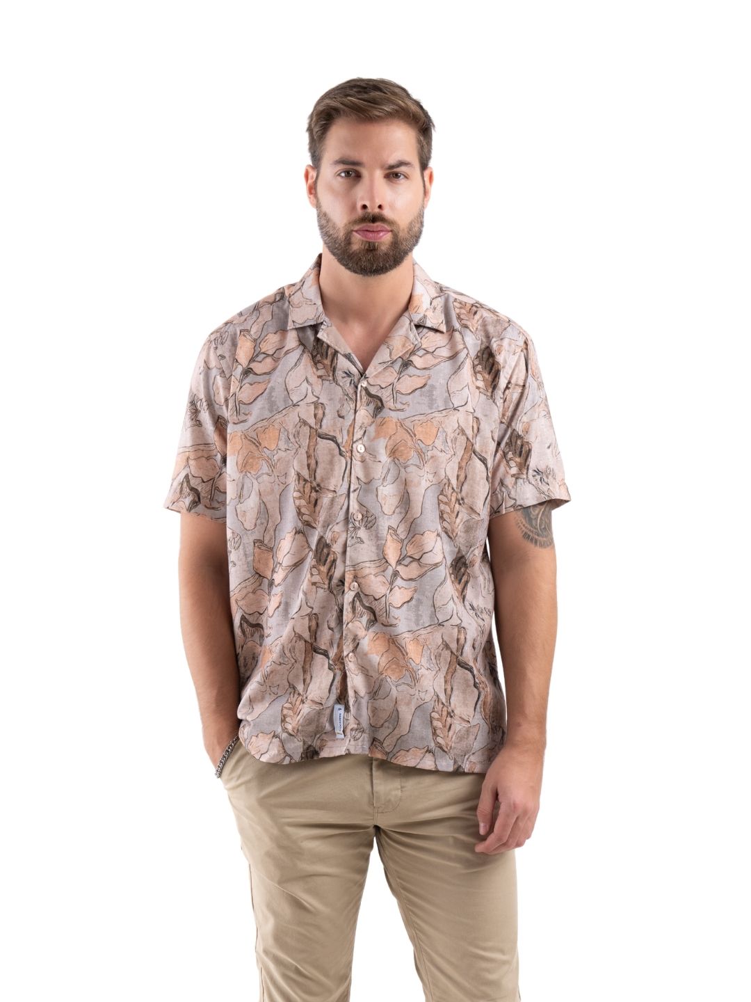 Desert Breeze Cuban Collar Unisex Shirt