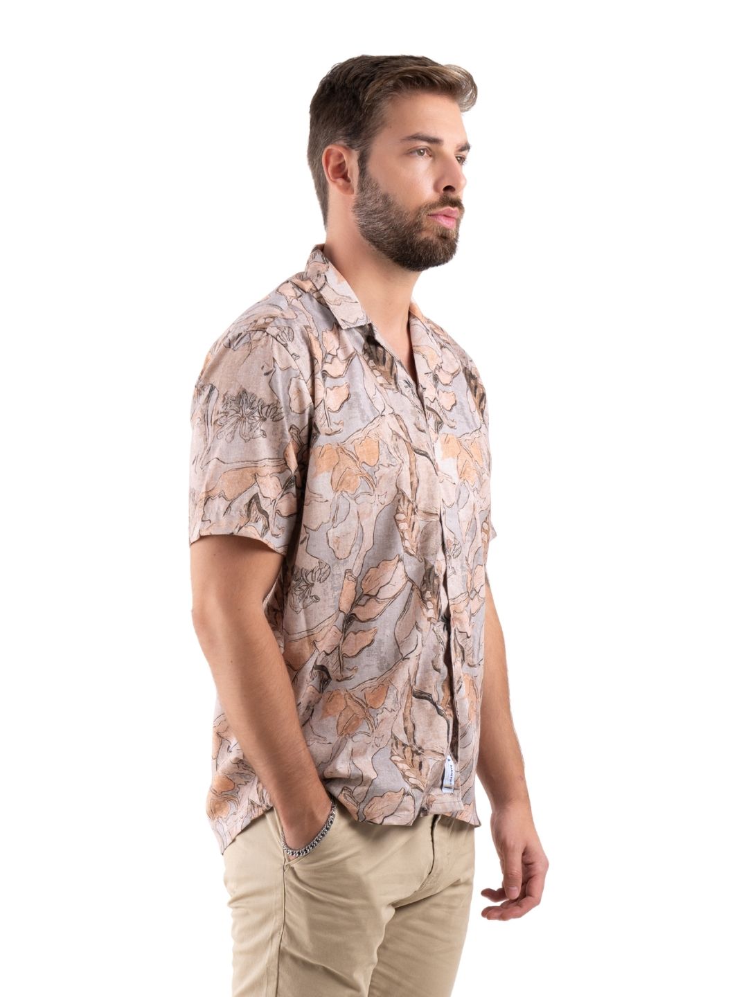 Desert Breeze Cuban Collar Unisex Shirt
