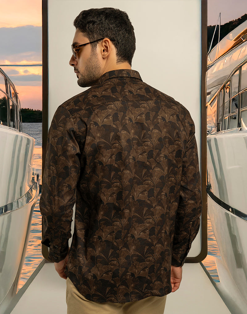 Truffle Leaf Printed Shirt