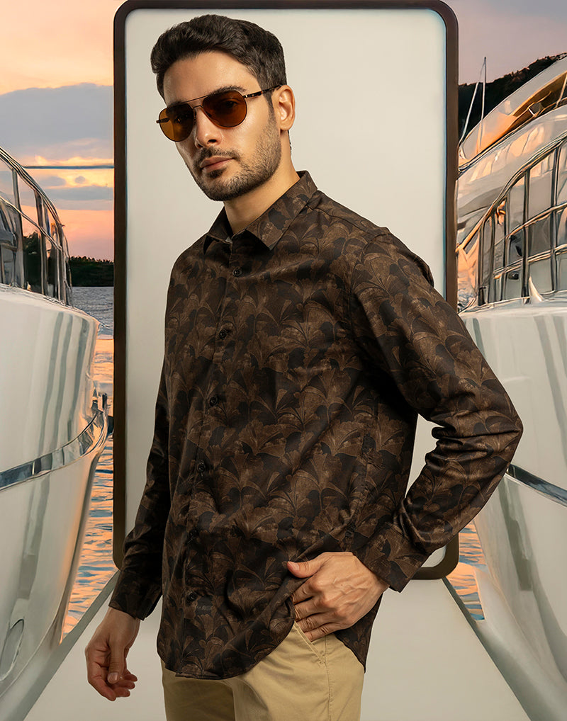 Truffle Leaf Printed Shirt