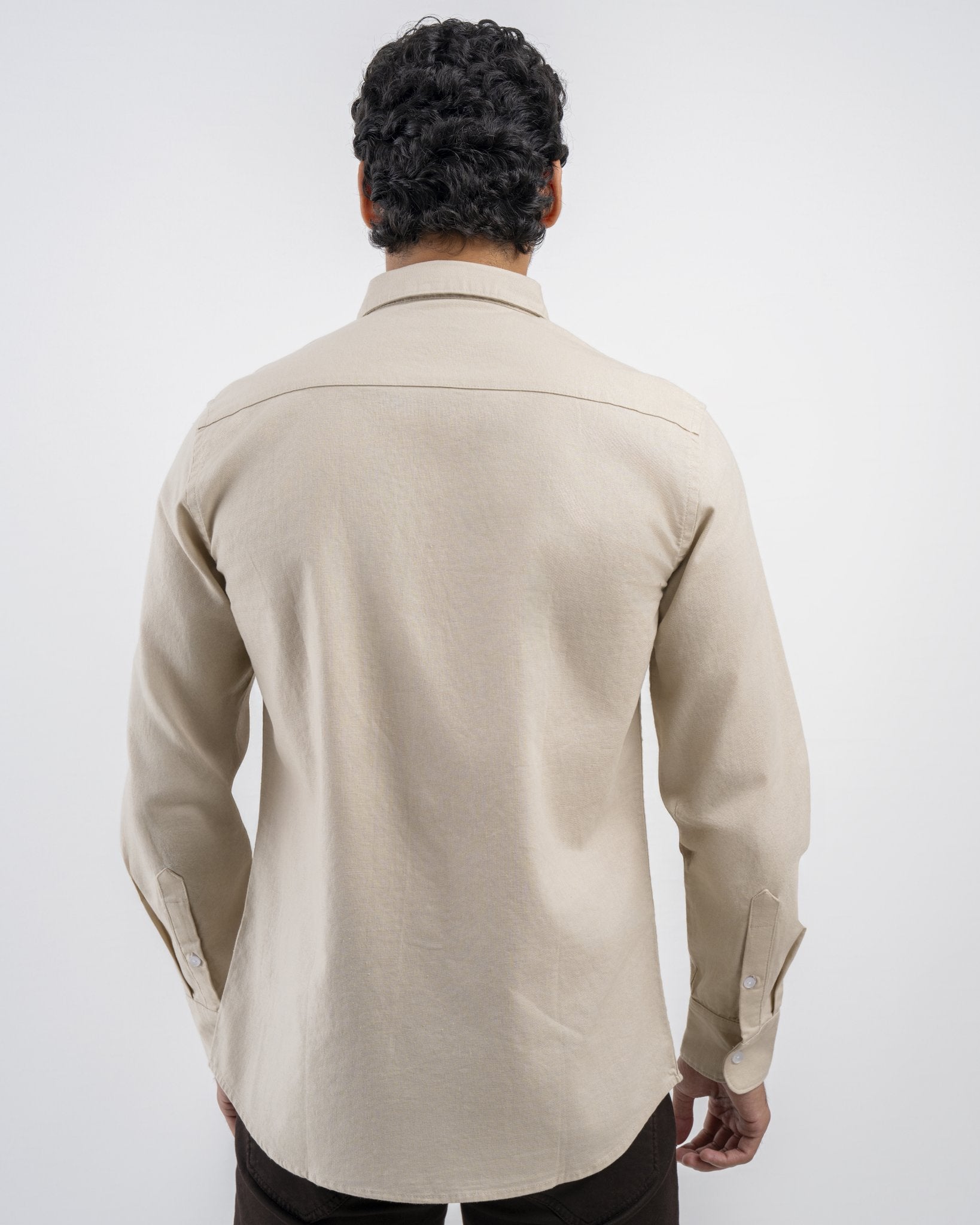 Utility Linen Long Sleeve Shirt