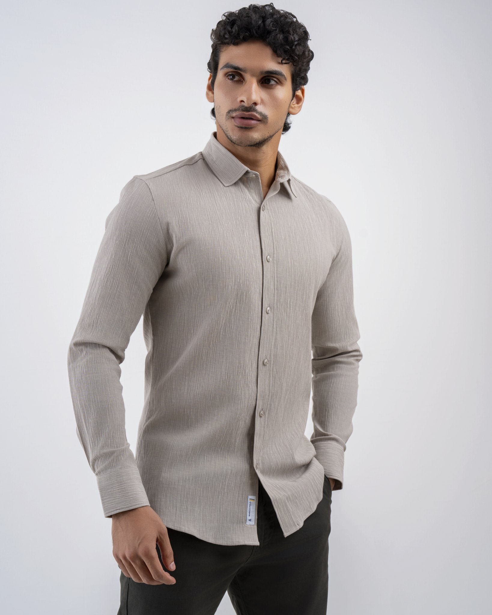 Noir Crinkle Shirt